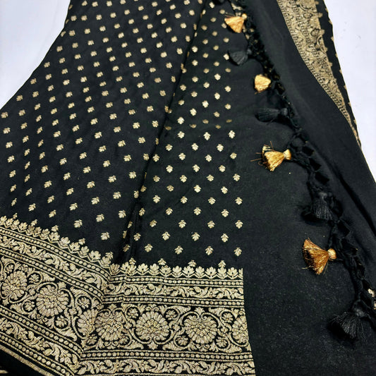 Banarasi Crepe Georgette Silk Saree