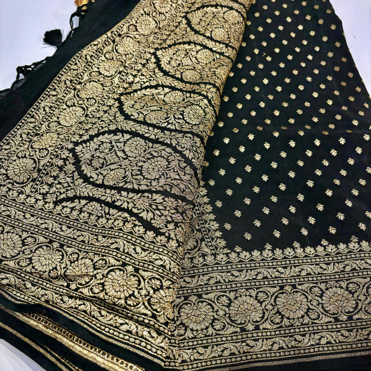 Banarasi Crepe Georgette Silk Saree