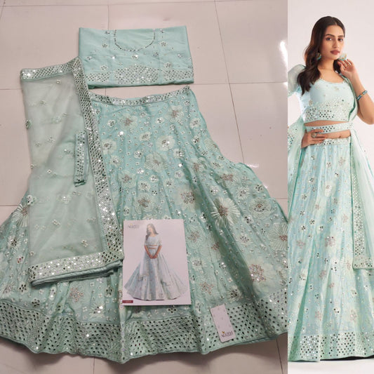 Semi Stitched Designer Lehenga