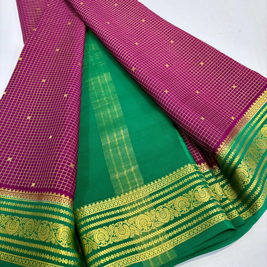 Pure Mysore Silk Saree