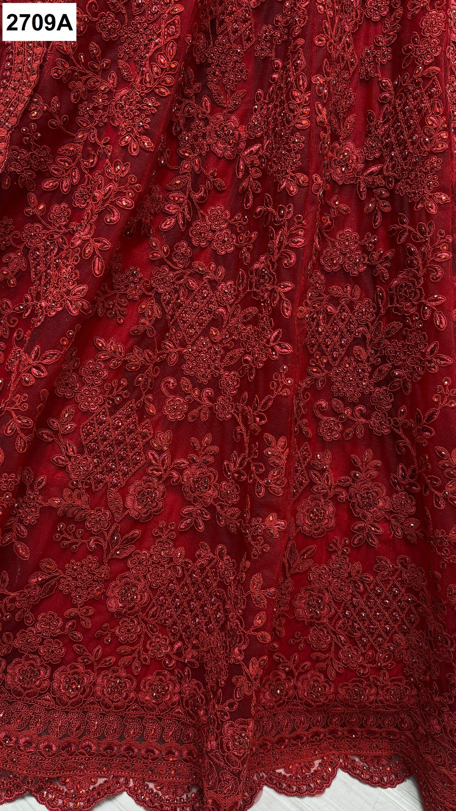 Heavy Net Lehenga With Blouse