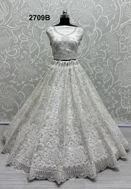 Heavy Net Lehenga With Blouse