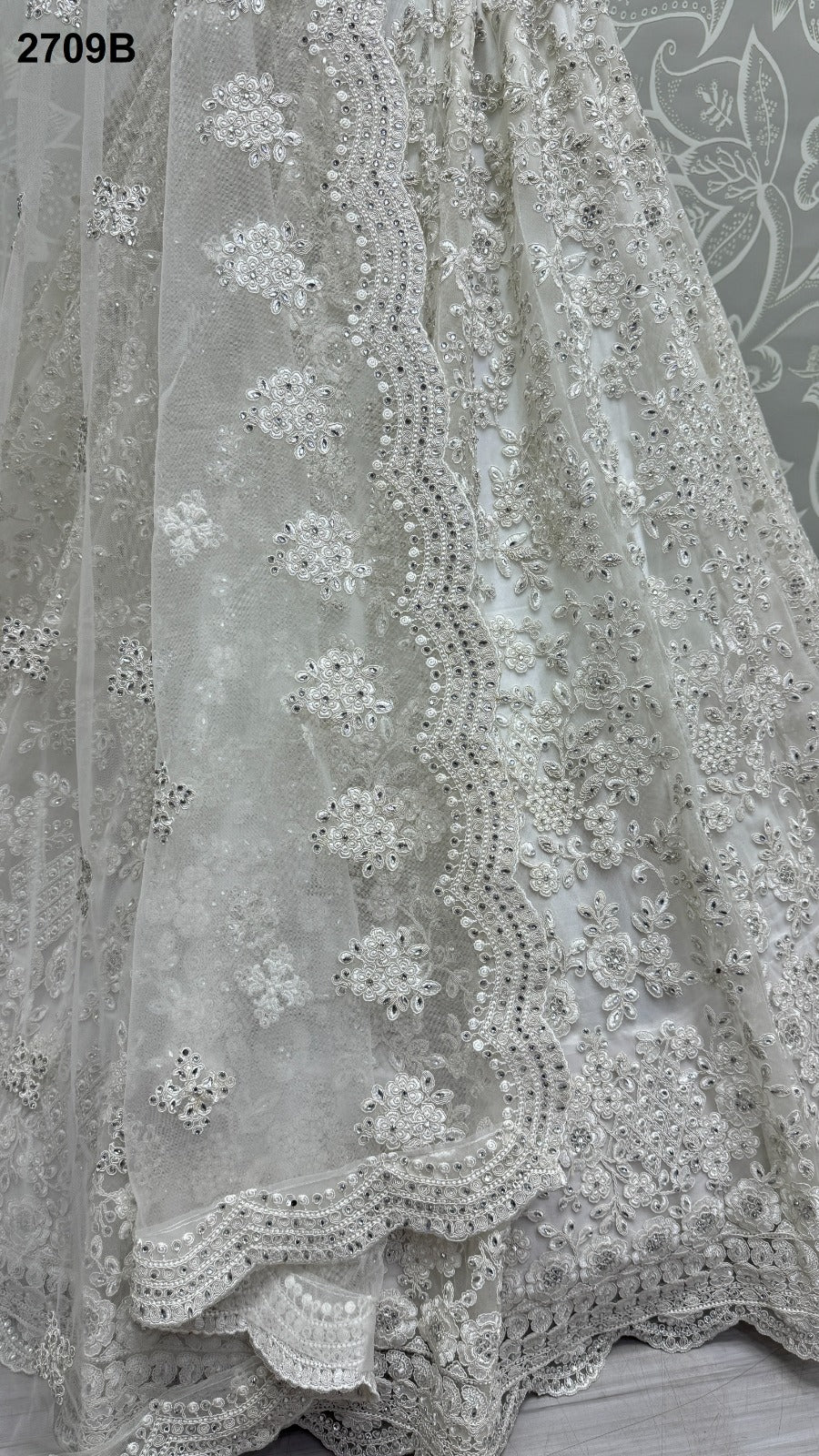 Heavy Net Lehenga With Blouse