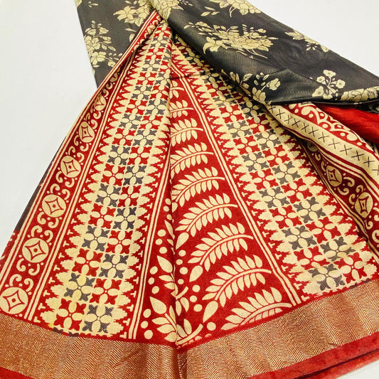 Pashmina Chanderi Silk Cotton Saree