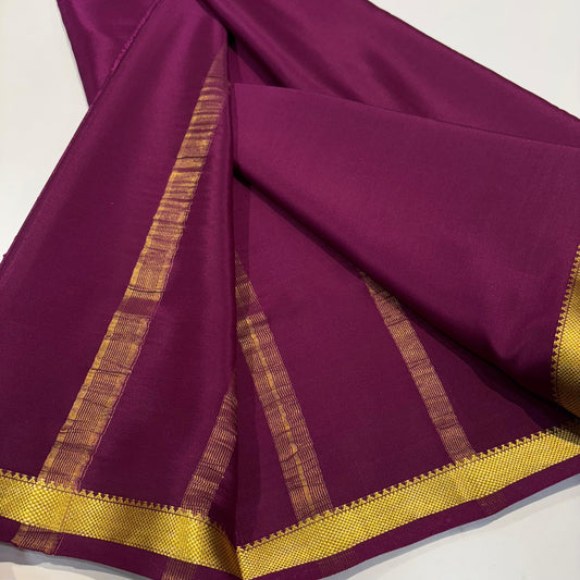 Pure Mysore Silk Saree