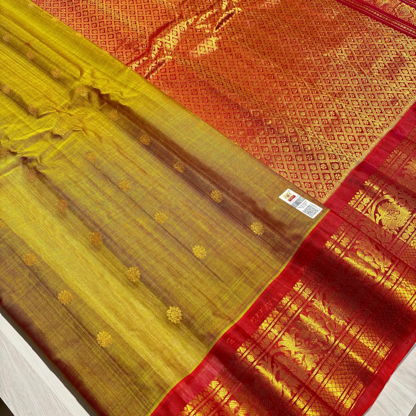 Pure Silk Gadwal Saree