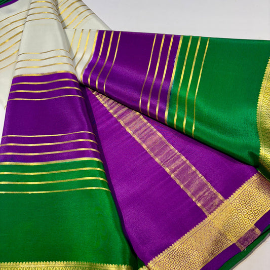 3D Mysore Silk Saree