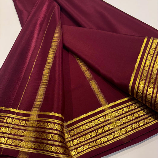 Pure Mysore Silk Saree