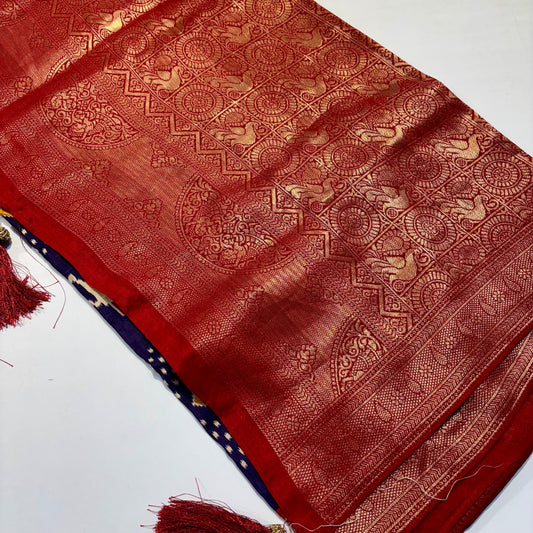 Patola Saree with Palki Border