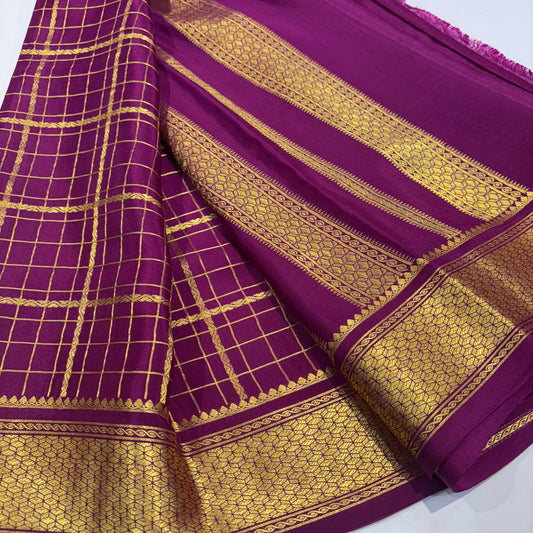 Pure Mysore Silk Saree