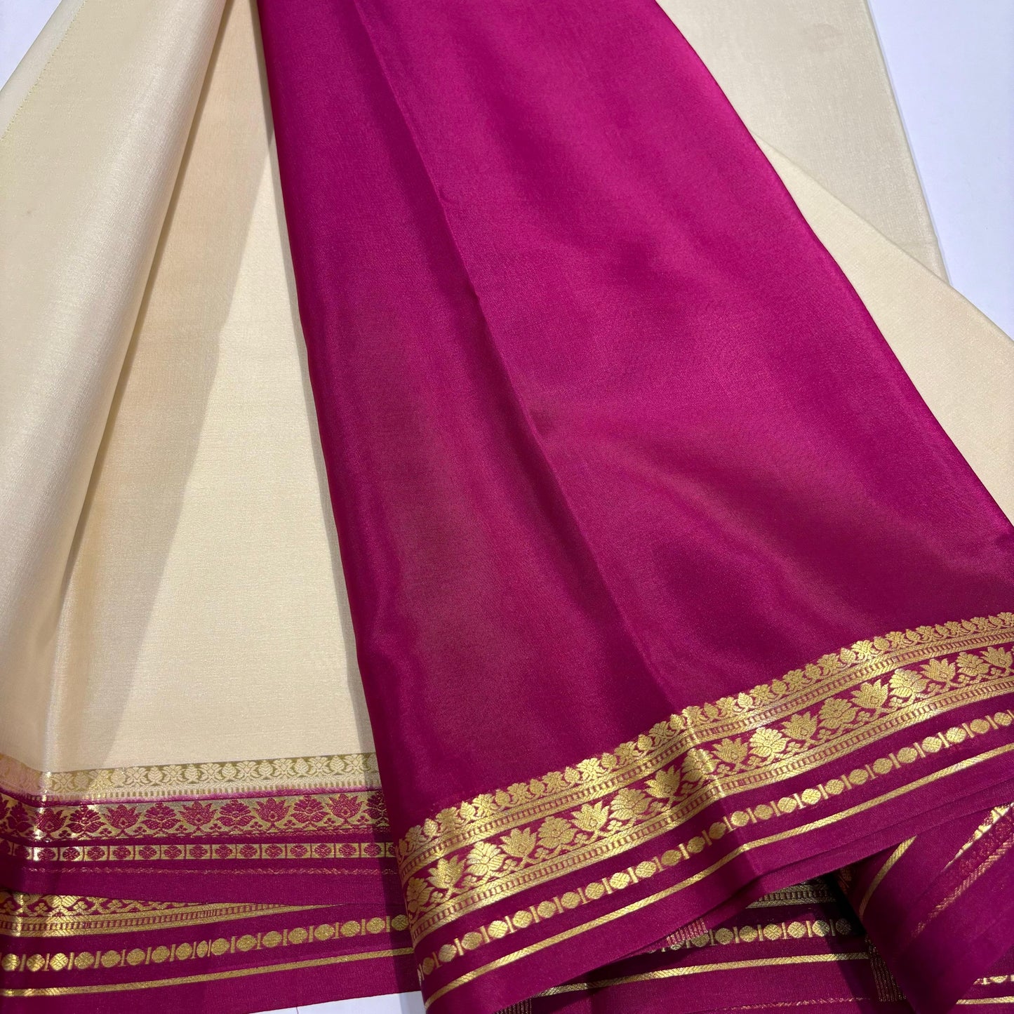 Light Weight Pure Mysore Silk Saree