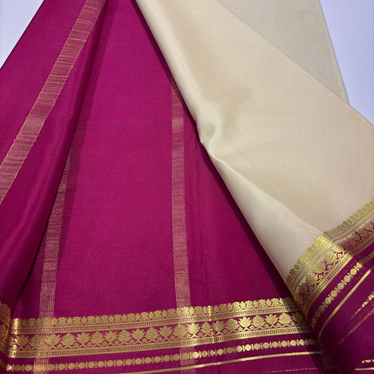 Light Weight Pure Mysore Silk Saree