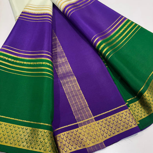 3D Mysore Silk Saree