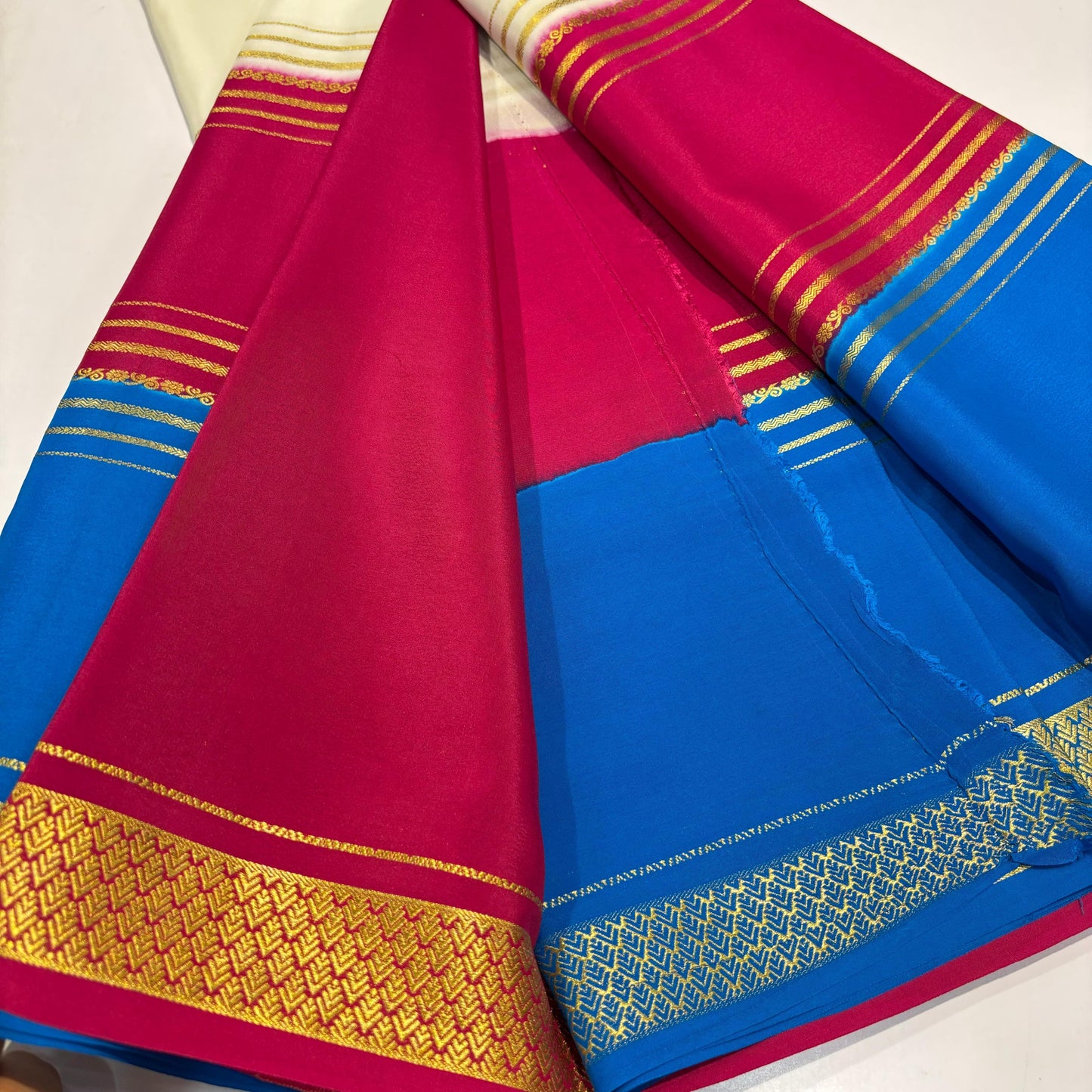 3D Mysore Silk Saree