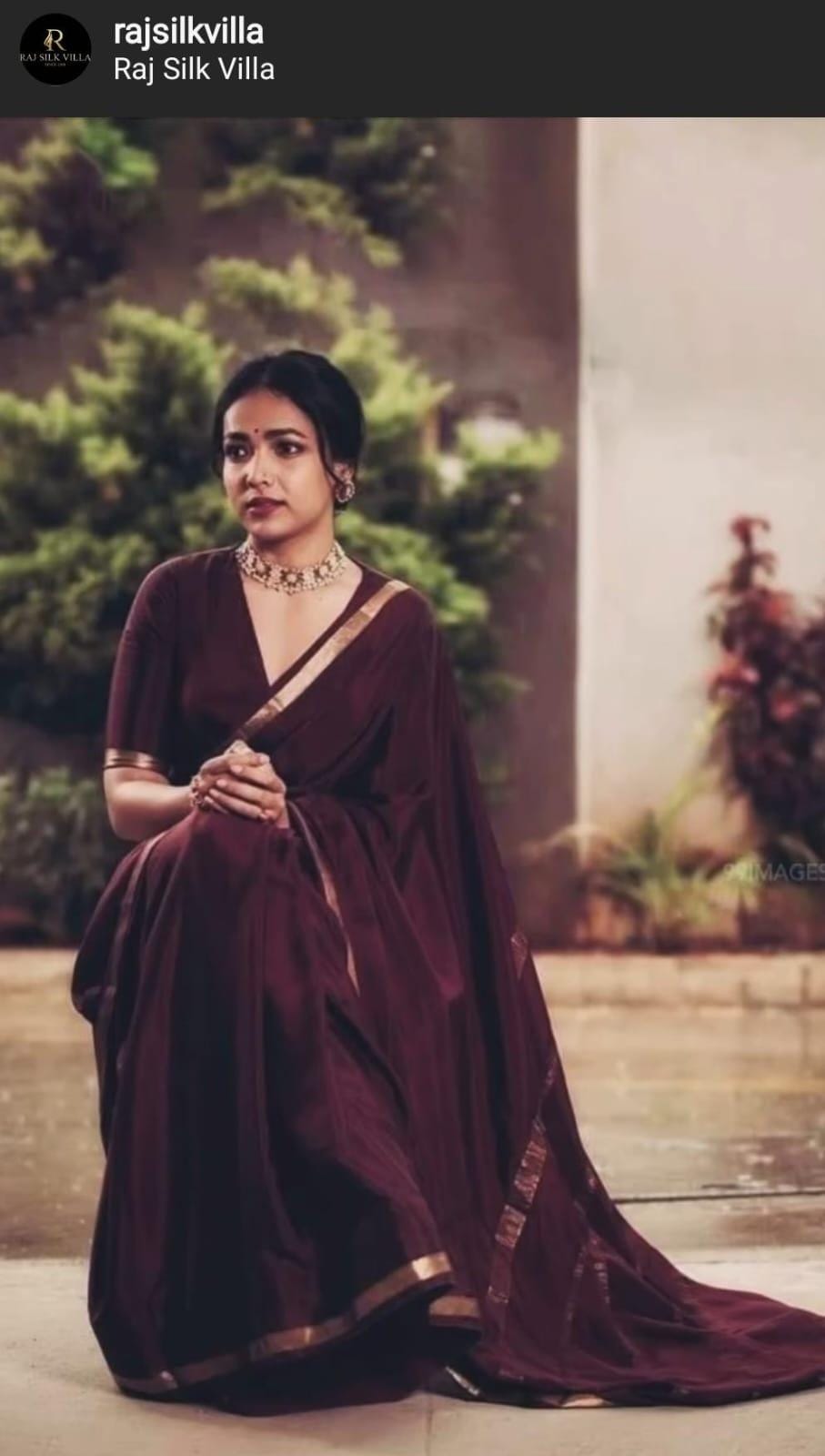 Pure Mysore Silk Saree | 100 grams | Gatti Border