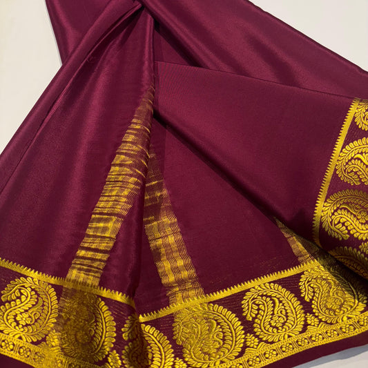 Pure Mysore Silk Saree