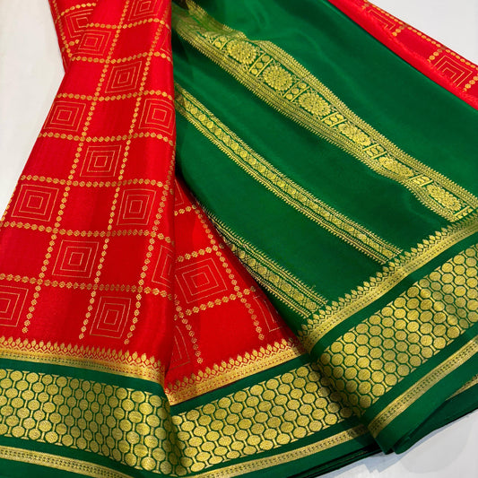 Pure Mysore Silk Saree