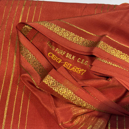 Pure Zari Mysore Silk Saree