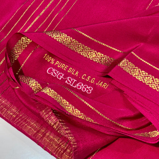 Pure Zari Mysore Silk Saree