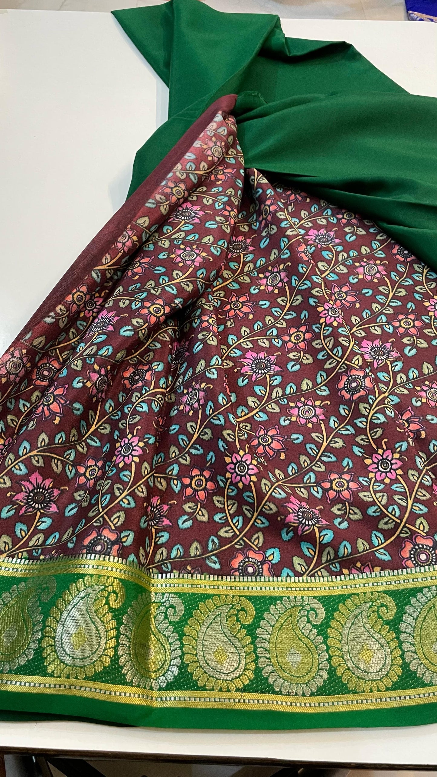 Pure Mysore Silk Saree | 110 grams | KSIC grade