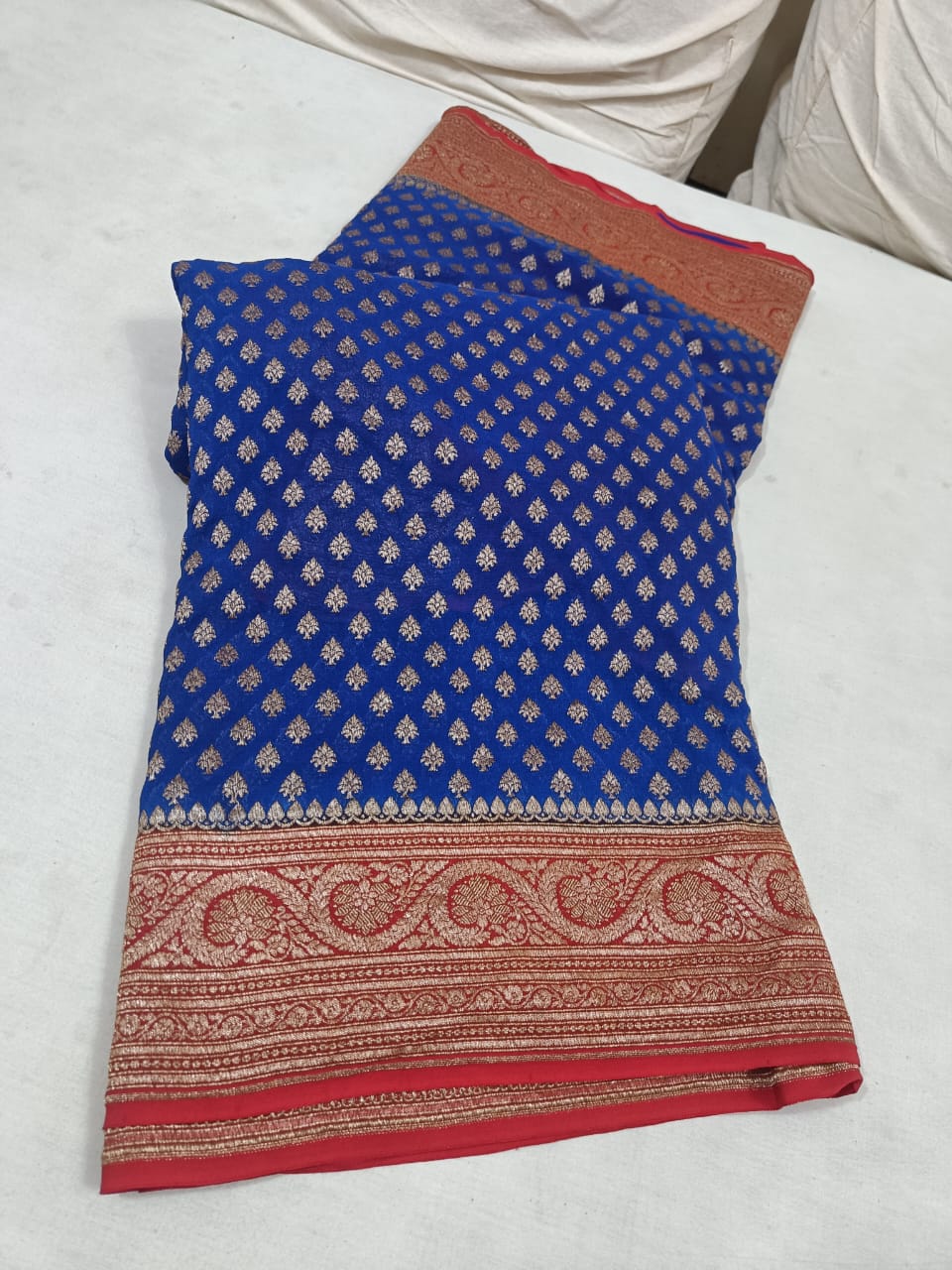 Pure Georgette Chiffon Saree