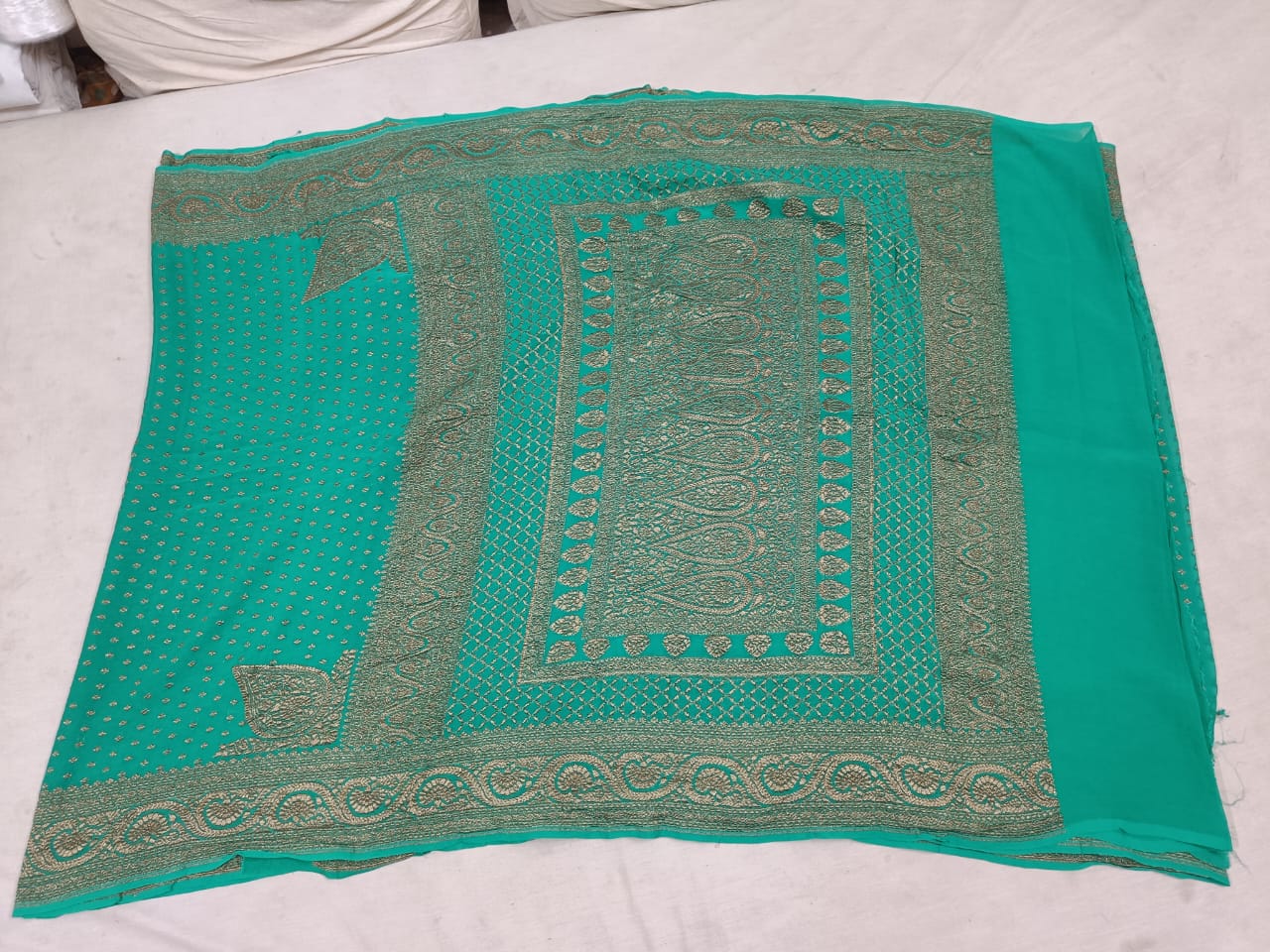 Banarasi Khaddi Chiffon Saree