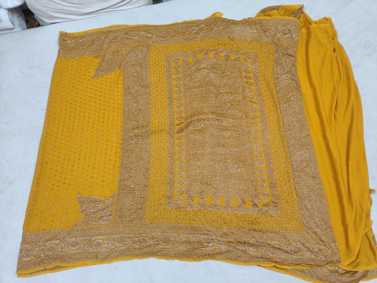 Banarasi Khaddi Chiffon Saree