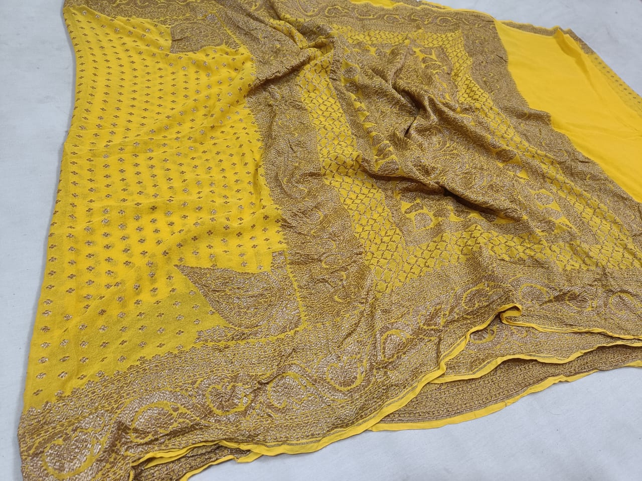 Banarasi Khaddi Chiffon Saree