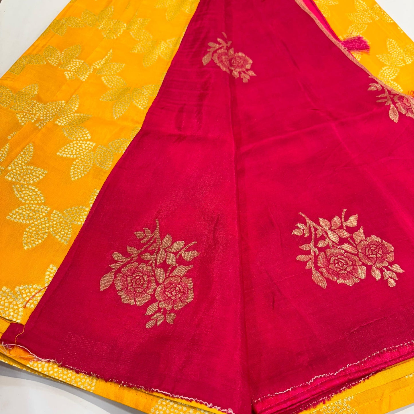 Pure Viscose Banaras Saree