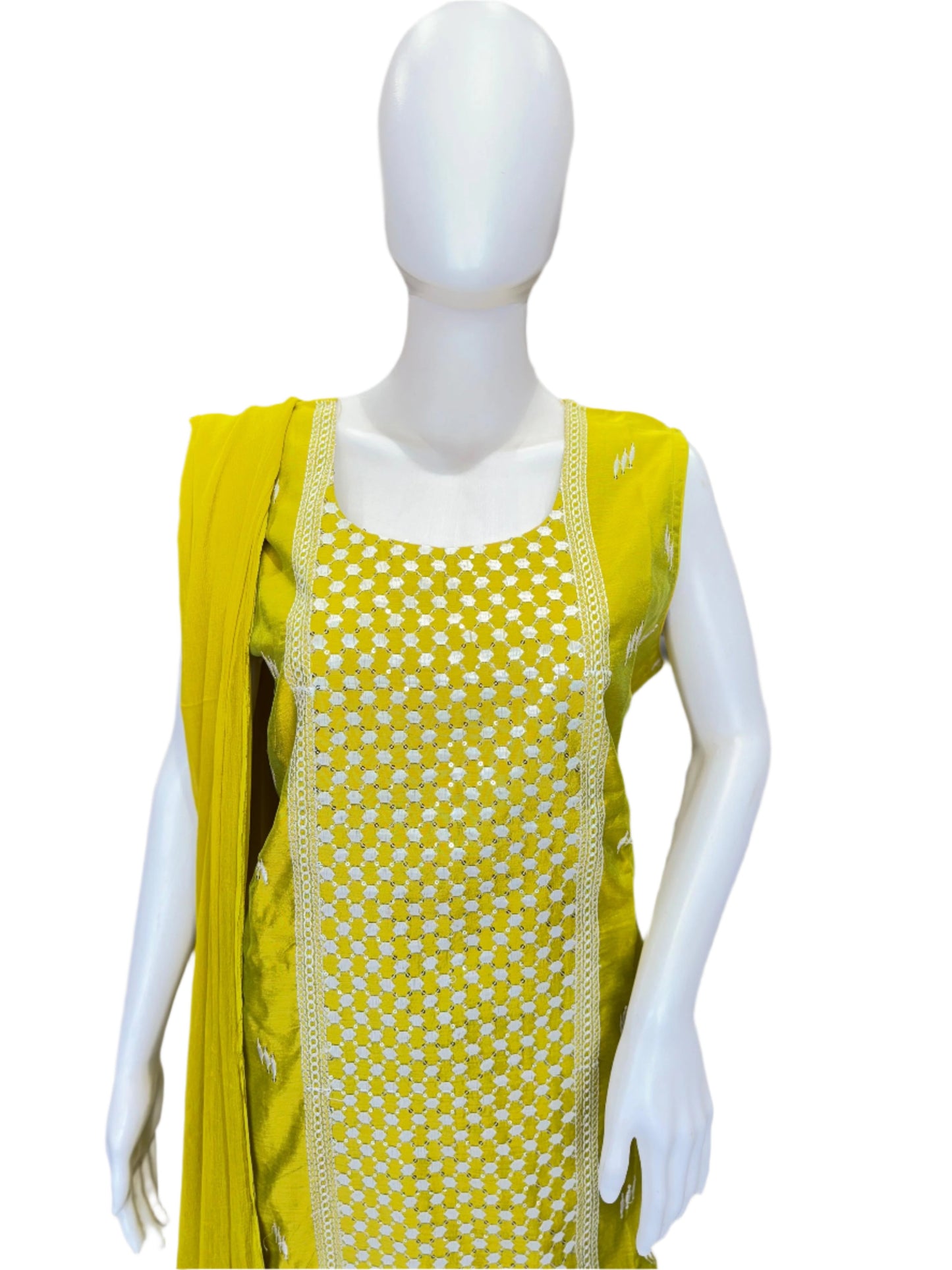 Designer Chanderi Silk Chudidar