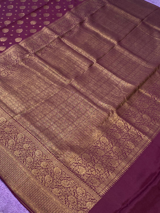 Brocade Mysore Silk Saree