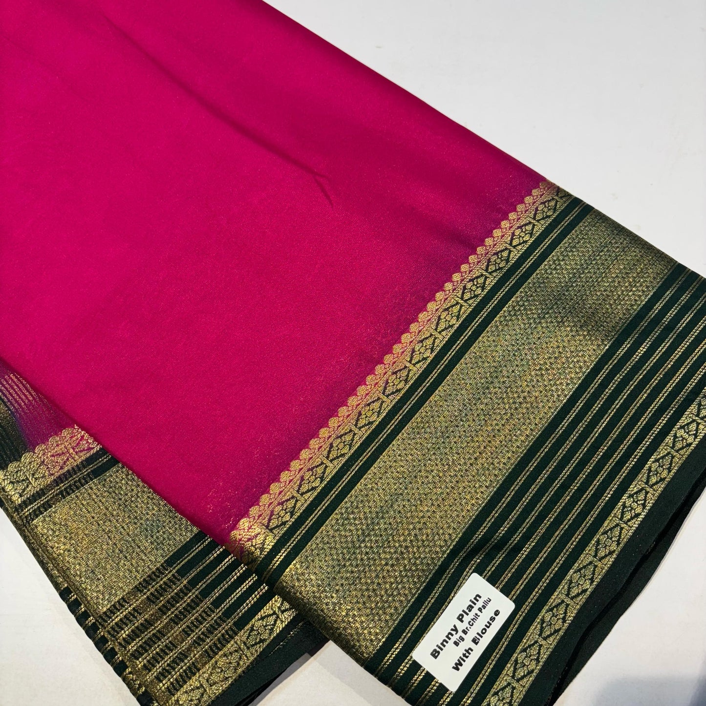 Semi Mysore Crepe Saree