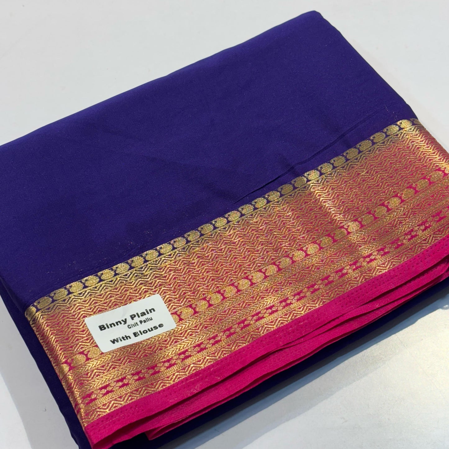 Semi Mysore Crepe Saree