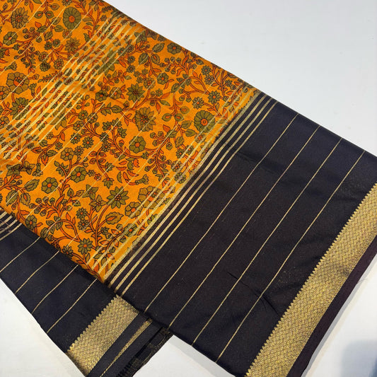 Semi Mysore Silk Printed Saree