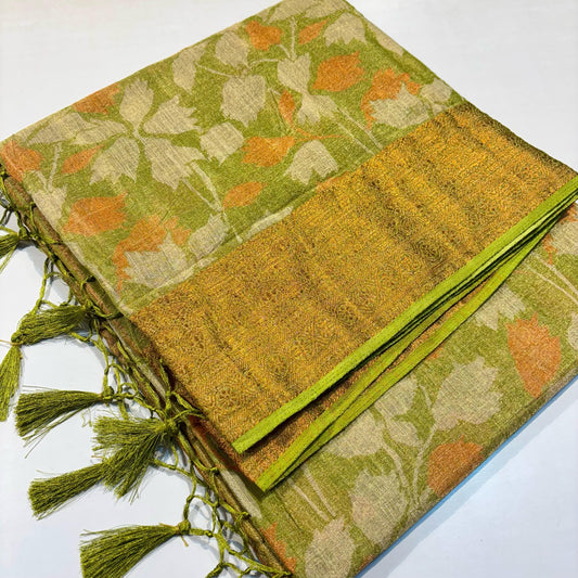 Printed Soft Tissue Saree