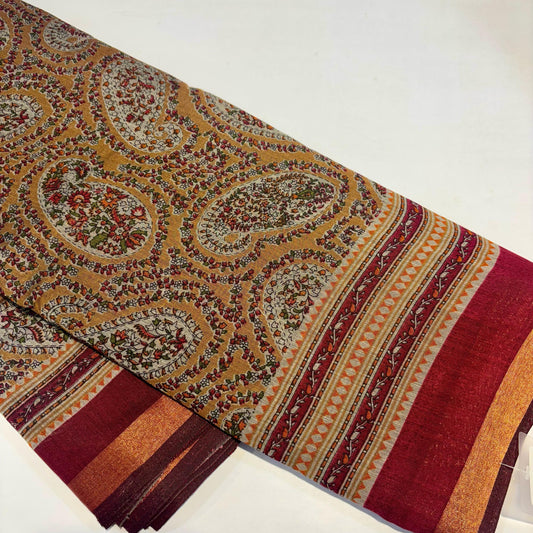Printed Maslin Silk Cotton Saree