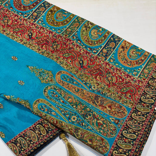 Royal Kashmir Work Saree