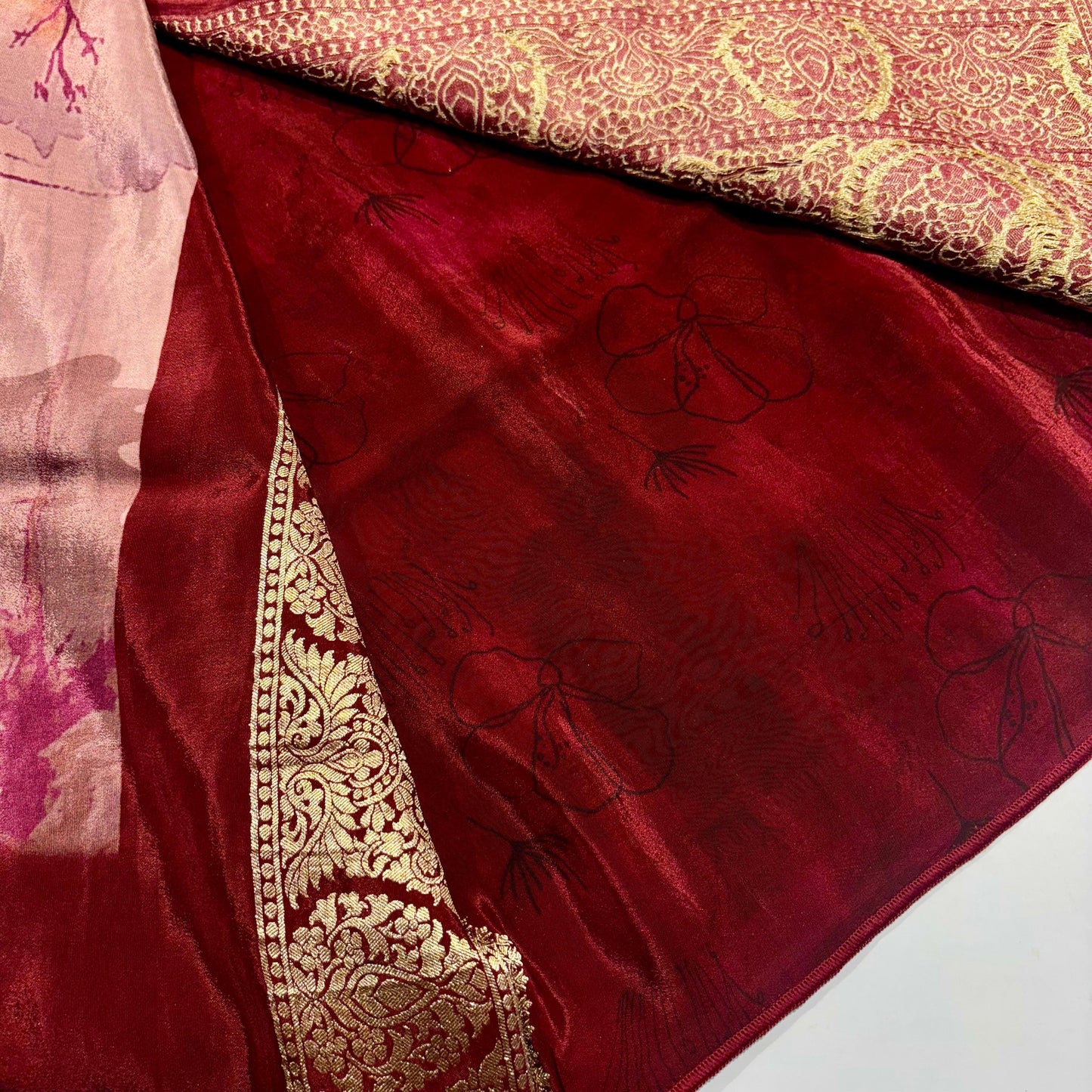 Printed Crepe Silk Saree