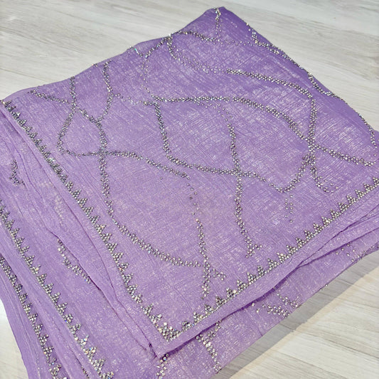 Pure Marbel Chiffon Saree