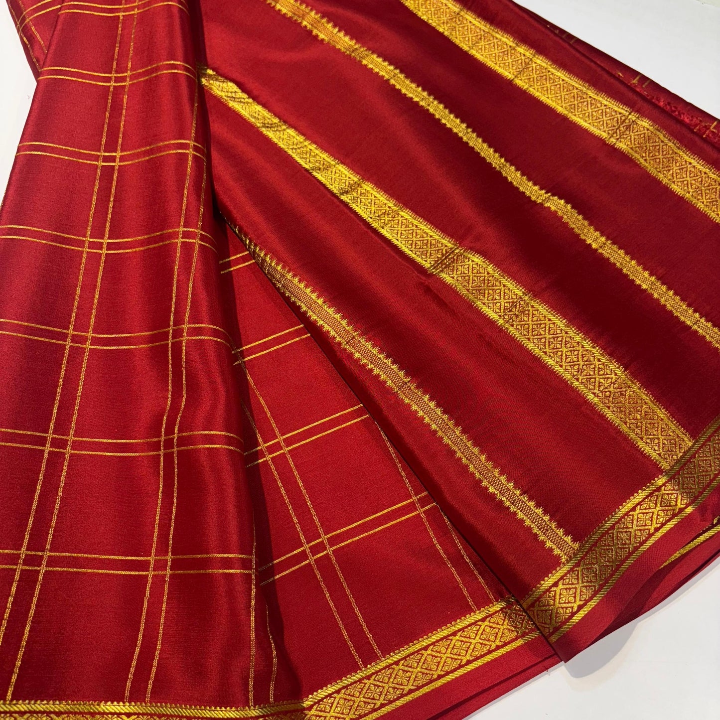 Pure Mysore Silk Saree
