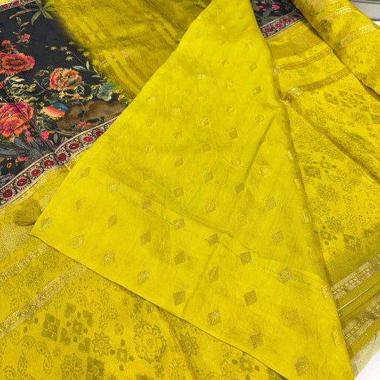 Semi Mysore Silk Saree