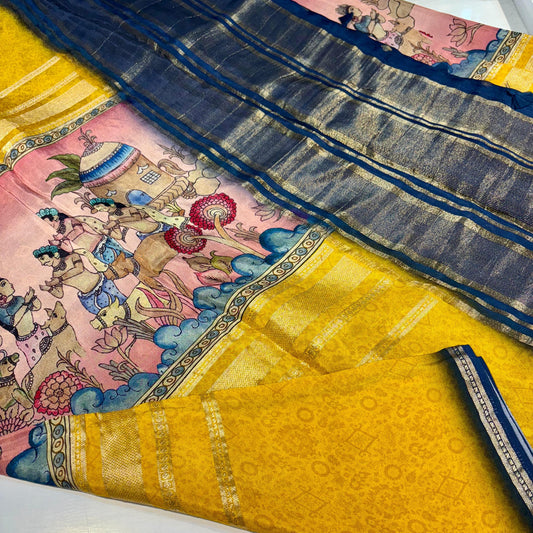 Semi Mysore Silk Saree