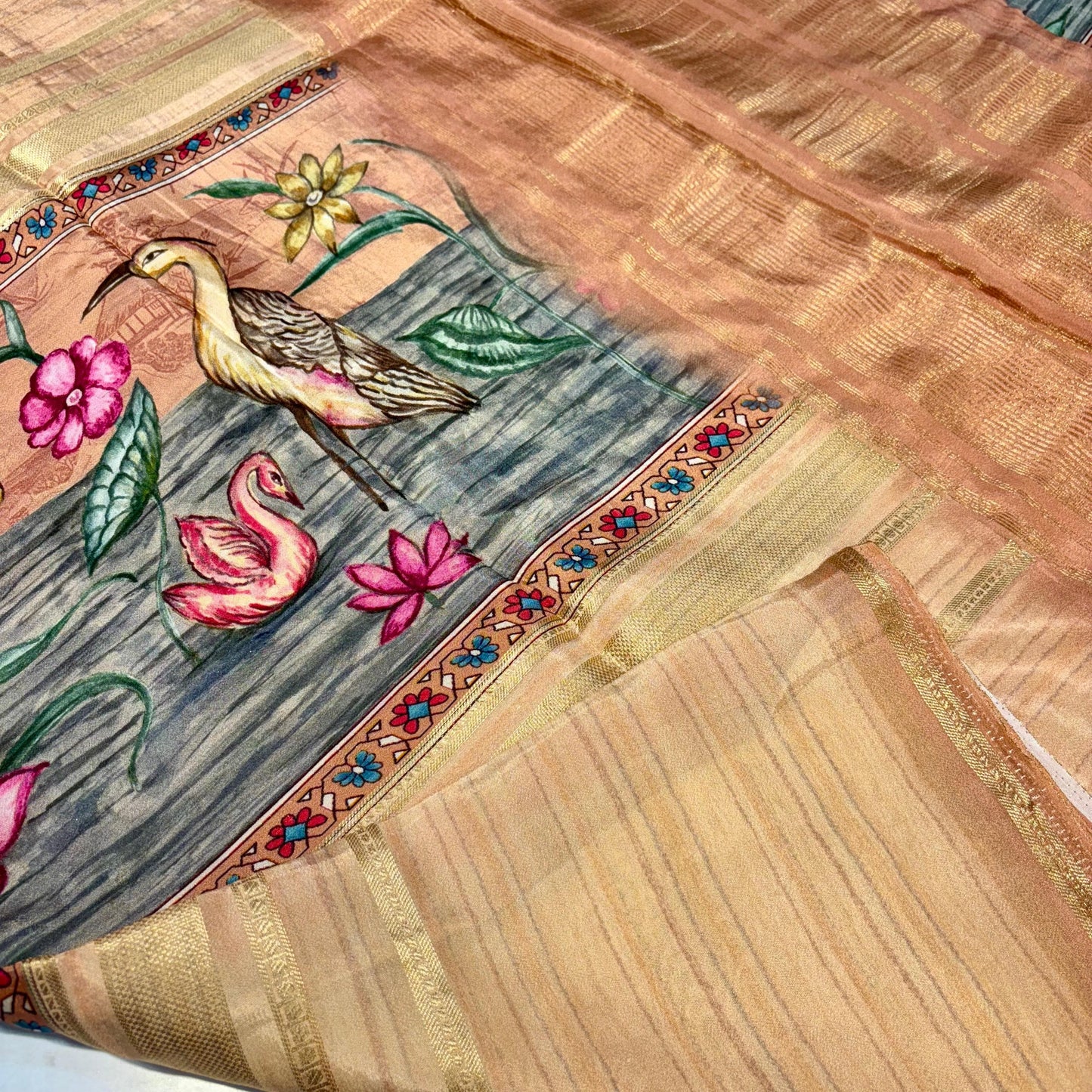 Semi Mysore Silk Saree