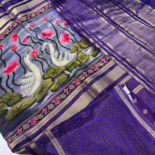 Semi Mysore Silk Saree