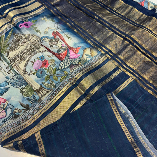 Semi Mysore Silk Saree
