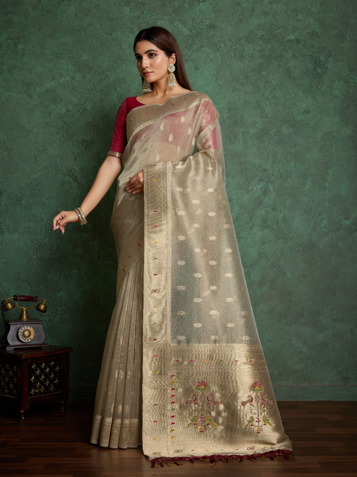 Pure Tissue Paithani Saree