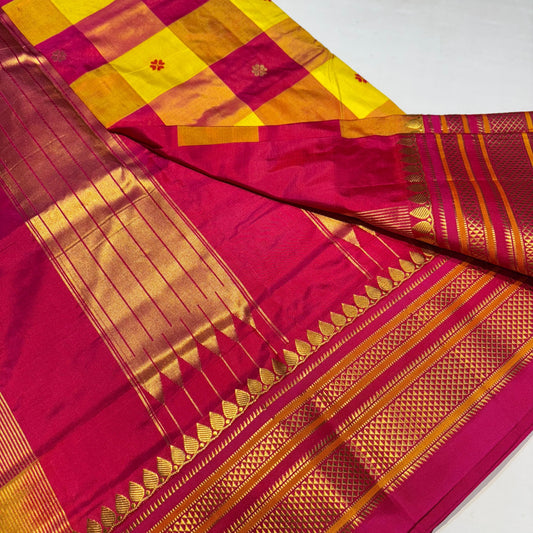 Pure Ilkal Silk Saree