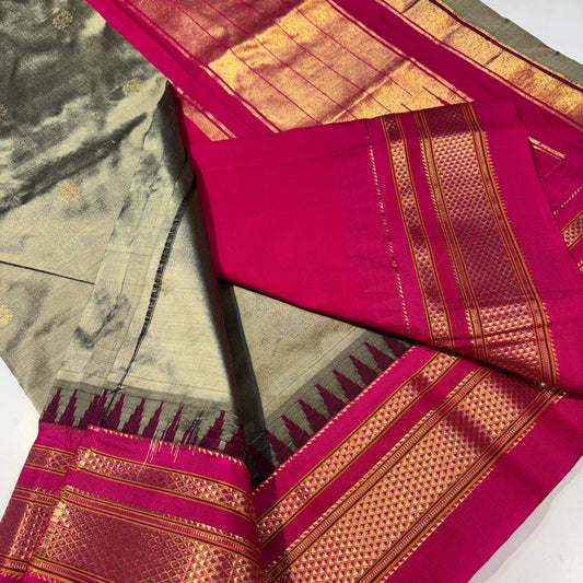 Pure Ilkal Silk Saree