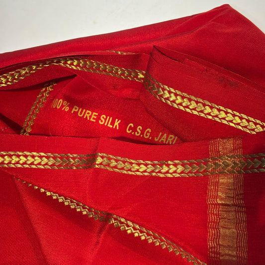 Pure Zari Mysore Silk Saree