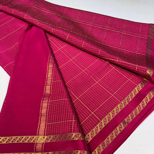 Pure Zari Mysore Silk Saree